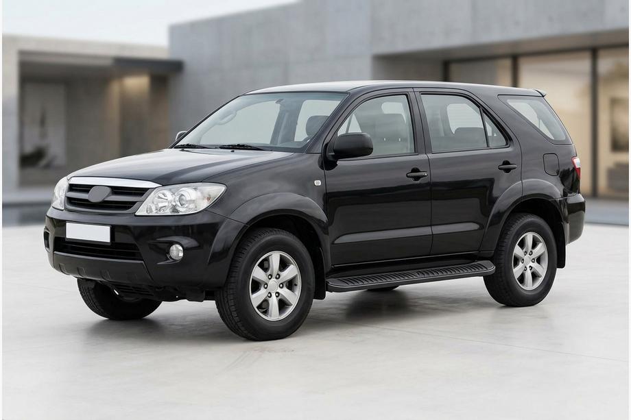 Toyota Fortuner 2006-2015 Praguri Laterale Tayga Black (2 buc, aluminiu) Foto 1