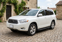Toyota Highlander 2008-2013 Praguri Laterale Tayga Black (2 buc, Aluminiu) foto 1
