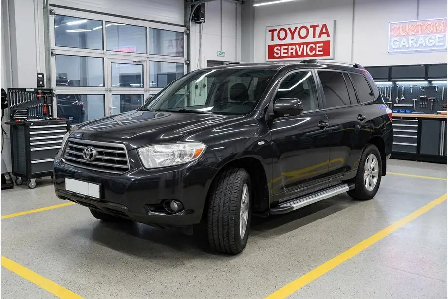 Toyota Highlander 2008-2013 Praguri Laterale New Vision Grey (2 buc, Aluminiu) Foto 1