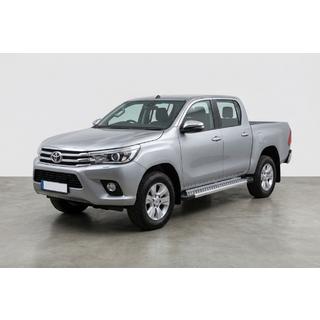 Praguri Laterale New Vision Grey (2 buc, Aluminiu) Toyota Hilux 2015- foto 1
