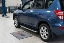 Toyota Rav 4 2006-2013 Praguri Laterale BlackLine (2 buc, Aluminiu) foto 1