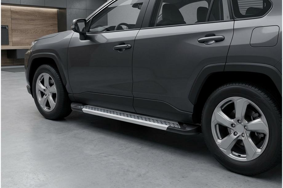 Toyota Rav 4 2019–2025 Praguri Laterale New Vision Grey (2 buc, Aluminiu) Foto 1