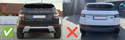 Range Rover Evoque 2012-2018 Aparatori noroi originale Premium Dynamic (4 buc) foto 2