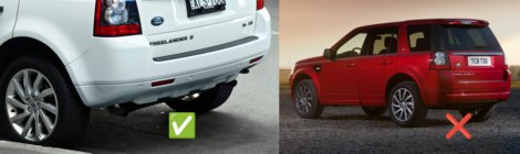 Land Rover Freelander II 2006–2014 Aparatori noroi Premium (4 buc) foto 3