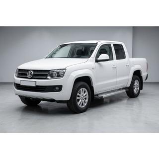 Praguri Laterale New Vision Grey (2 buc, Aluminiu) Volkswagen Amarok 2010-2022 foto 1