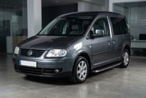 Volkswagen Caddy 2004-2010 Praguri Laterale BlackLine (2 buc, Aluminiu) foto 1