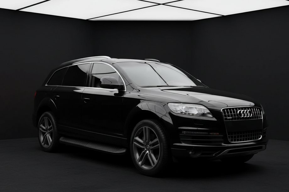 Audi Q7 2005-2015 Praguri Laterale Tayga Black (2 buc, Aluminiu) Image