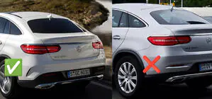 Mercedes GLE coupe C292 2015-2019 Aparatori noroi Premium fara praguri (4 buc) foto 6