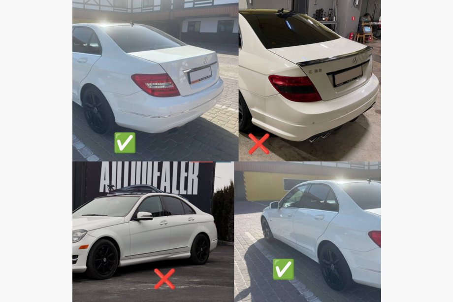 Mercedes C-class W204 2007-2015 Aparatori noroi originale Premium 2011-2014 (4 buc) Foto 3