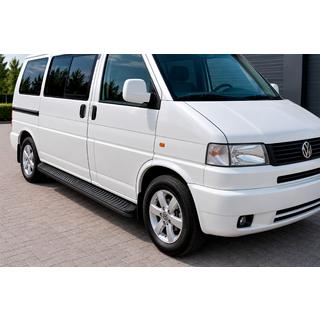 Praguri Laterale Tayga Black (2 buc, Aluminiu) foto 1