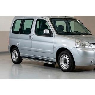 Praguri Laterale BlackLine (2 buc, Aluminiu) Peugeot Partner 1996-2008 foto 1
