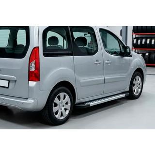 Praguri Laterale New Vision Grey (2 buc, Aluminiu) Peugeot Partner Tepee 2008-2018 foto 1