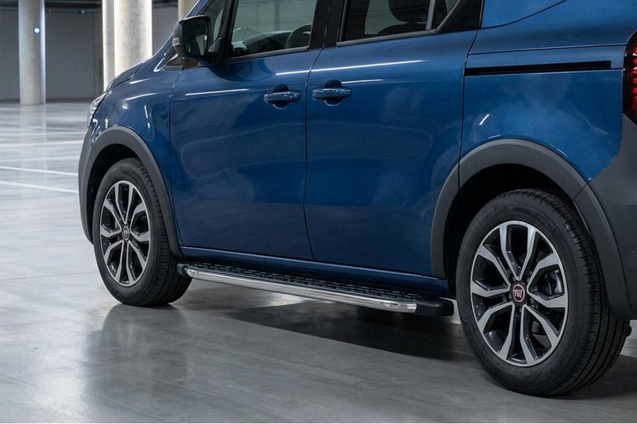 Peugeot Partner/Rifter 2019- Praguri Laterale BlackLine (2 buc, Aluminiu) Image