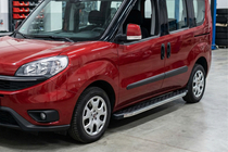 Opel Combo 2012-2018 Praguri Laterale BlackLine (2 buc, Aluminiu) foto 1