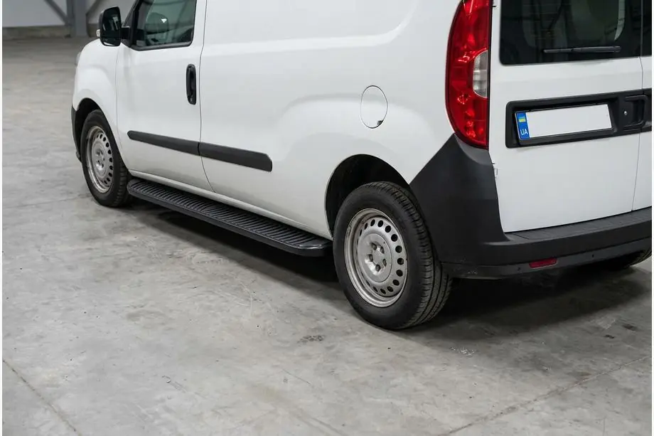 Opel Combo 2012-2018 Praguri Laterale Tayga Black (2 buc, Aluminiu) Image