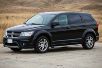 Dodge Journey 2008-2020 Praguri Laterale BlackLine (2 buc, Aluminiu) foto 1