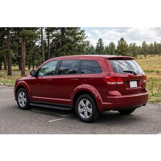 Praguri Laterale Tayga Black (2 buc, Aluminiu) Dodge Journey 2008-2020 foto 1