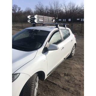 Bare portbagaj pentru acoperis neted (2 buc, Asaf V4) Renault Megane III 2009-2016 foto 3