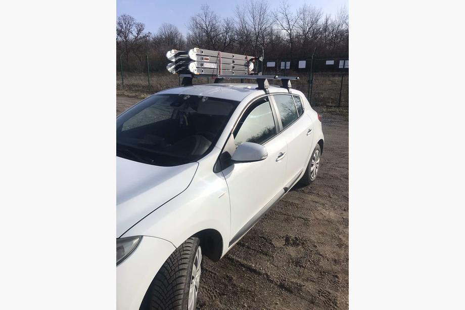 Renault Megane III 2009-2016 Bare portbagaj pentru acoperis neted (2 buc, Asaf V4) Foto 3