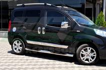 Fiat Fiorino/Qubo 2008-2024 Moldinguri usa inox (4 buc) Carmos - Otel Inoxidabil Turcesc foto 7