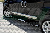 Fiat Fiorino/Qubo 2008-2024 Moldinguri usa inox (4 buc) Carmos - Otel Inoxidabil Turcesc foto 8