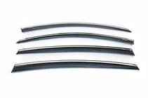 Opel Insignia 2017-2022 Deflectoare geamuri cu ornament cromat SD (4 buc, Niken) foto 2