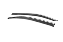 Opel Combo 2019- Deflectoare geamuri cu ornament cromat (2 buc, Niken) foto 5