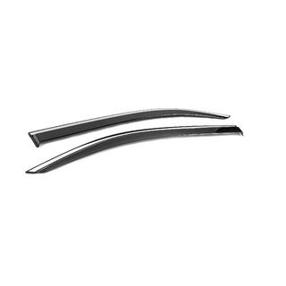 Deflectoare geamuri cu ornament cromat (2 buc, Niken) foto 4