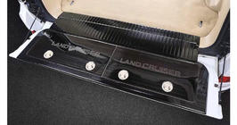 Toyota Land Cruiser 200 2007-2021 Set inserturi (aluminiu inchis periat) foto 3