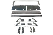 Toyota Land Cruiser 200 2007-2021 Set inserturi (aluminiu inchis periat) foto 5