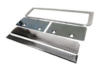 Toyota Land Cruiser 200 2007-2021 Set inserturi (aluminiu inchis periat) foto 6