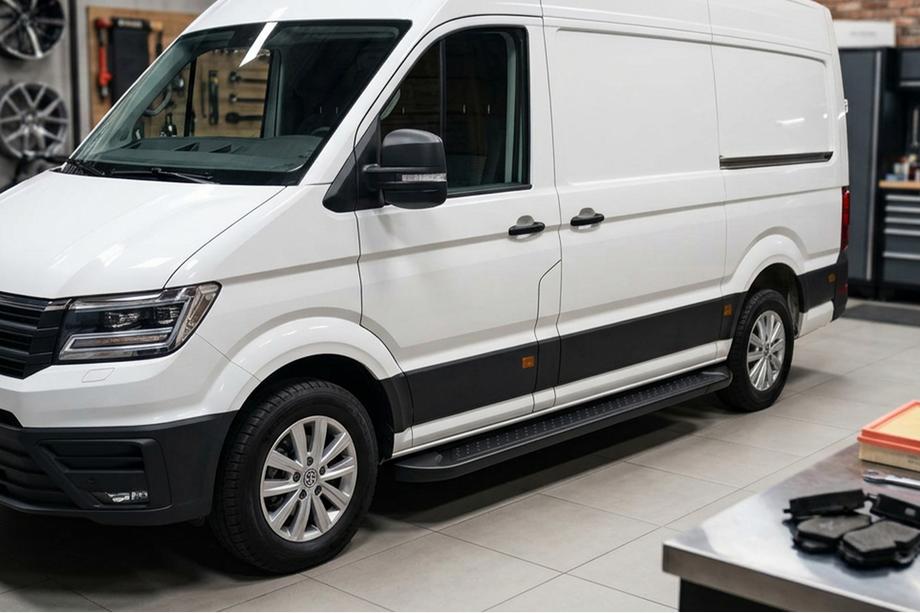 Man TGE 2017- Praguri Laterale Allmond Black (2 buc, Aluminiu) Foto 1
