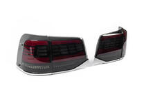 Toyota Land Cruiser 200 2007-2021 Stopuri Spate 2016-2021 (Sequential Red) foto 3