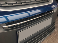 Peugeot Partner/Rifter 2019- Banda cromata pentru bara (inox) foto 1