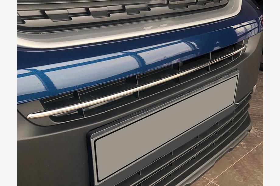 Peugeot Partner/Rifter 2019- Banda cromata pentru bara (inox) Image