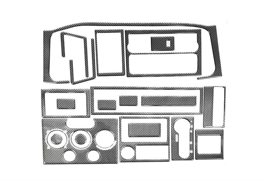 Volkswagen T4 Caravelle/Multivan 1990–2003 Capace bord (1996-1999) Lemn Foto 4