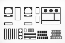 MAN F2000 1994-2001 Decoruri bord 1995-1999 (aspect aluminiu) foto 1
