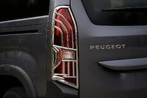 Peugeot Partner/Rifter 2019- Capace Cromate Stopuri (2 buc, ABS) foto 1