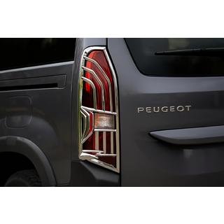 Capace Cromate Stopuri (2 buc, ABS) Peugeot Partner/Rifter 2019- foto 1