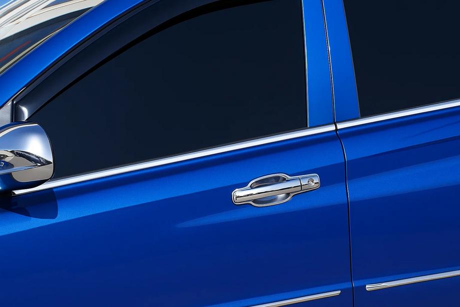 SsangYong Action 2005-2018 Ornamente cromate pentru geamuri PickUp (4 buc, inox) Image