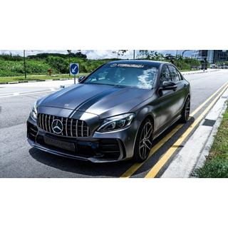 Kit caroserie cu bara spate completa (design Black Mamba C63GT)
