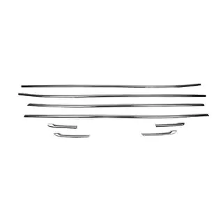 Set ornamente inferioare usa (8 buc, inox) Toyota Corolla 2019- foto 2