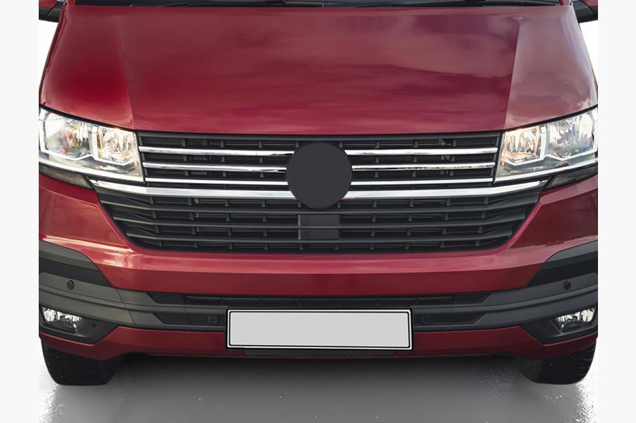 Volkswagen T6 2015-2024 Capace Grila Crom 2019+ (4 buc, Otel Inoxidabil) Foto 1