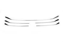 Volkswagen T6 2015-2024 Ornamente cromate pentru grila 2019+ (5 buc, inox) foto 2
