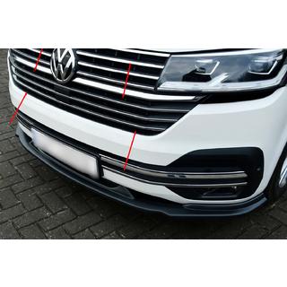 Ornamente cromate pentru grila 2019+ (5 buc, inox) Volkswagen T6 2015-2024 foto 1