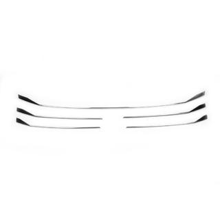 Ornamente cromate pentru grila 2019+ (5 buc, inox) Volkswagen T6 2015-2024 foto 2
