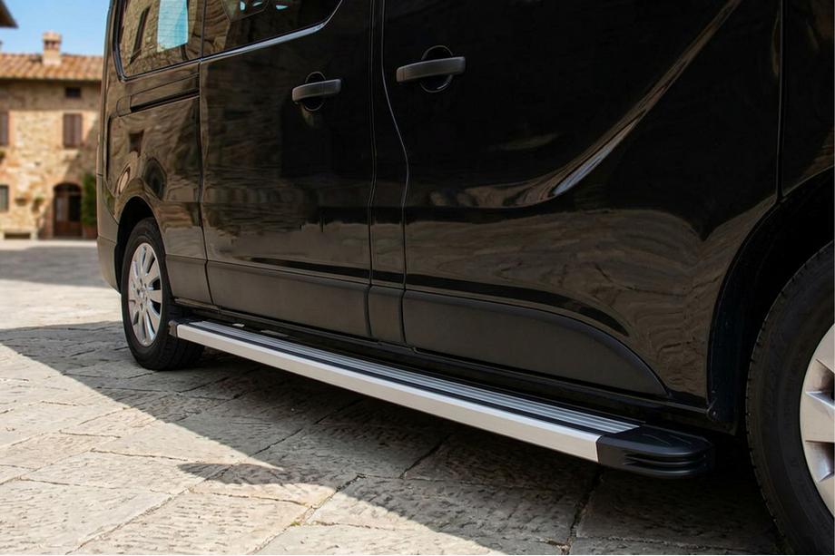 Renault Trafic 2001–2015 Praguri Laterale Maya V4 (2 buc, Aluminiu) Image