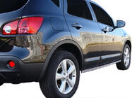 Nissan Qashqai 2010-2014 Tevi Laterale Duble (2 buc, Inox) foto 2