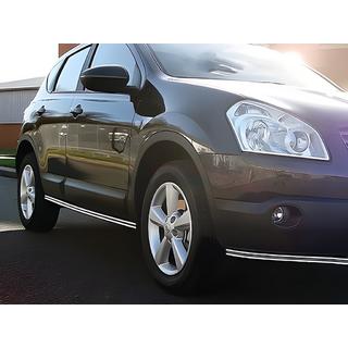 Tevi Laterale Duble (2 buc, Inox) Nissan Qashqai 2010-2014 foto 3