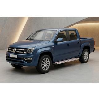 Praguri Laterale Maya Rosu-Gri (2 buc, Aluminiu) Volkswagen Amarok 2010-2022 foto 1